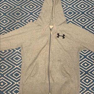 Under armour zip up hoodie